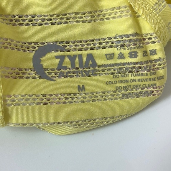 Zyia Active Nimbus Split‎ Back Tank Top Yellow Size Medium - Picture 6 of 7